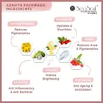 Azevita Goji Brightening Face Wash (100 ml) - Image 2