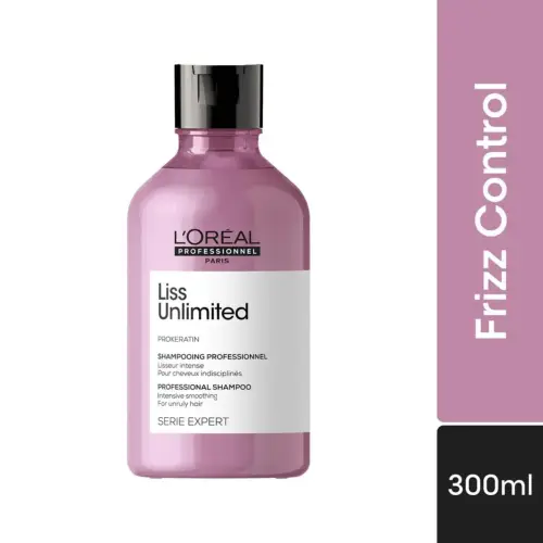 Loreal Professionnel Liss Unlimited Shampoo for Frizzy & Unruly Hair 300 ml | With Pro-Keratin
