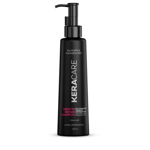 Keracare Keratin Repair Shampoo with Grapeseed Oil – sulphate-free hair repair shampoo for damaged and chemically treated hair.